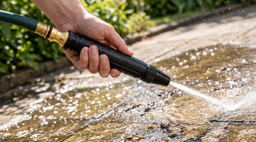 Adjustable Metal Garden Hose Spray Nozzle